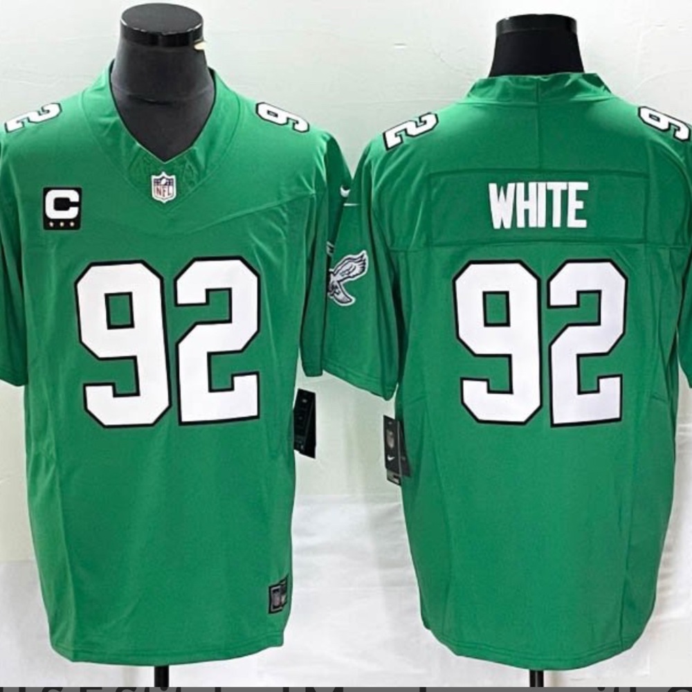 READ Philadelphia Eagles x Nike F.U.S.E. Reggie White #92 tribute captain patch - Picture 1 of 2